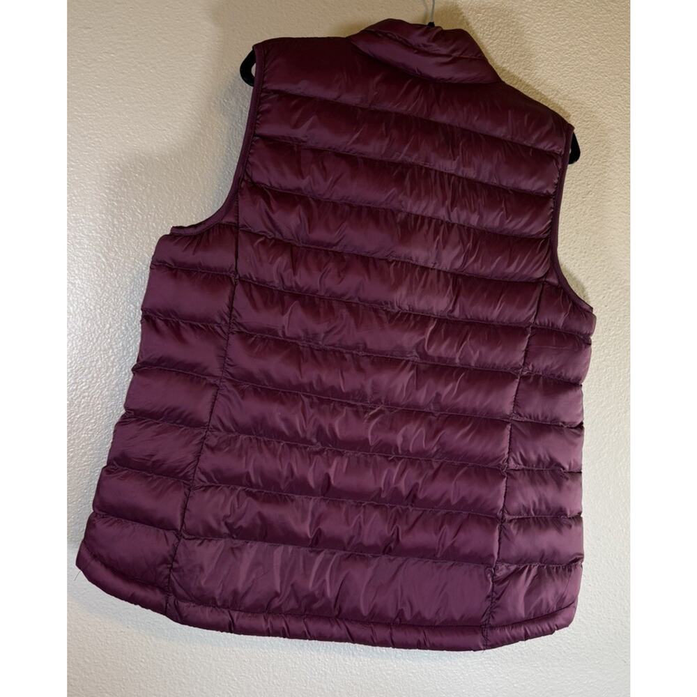 32 Degrees Heat Womens XL Lightweight Packable Puffer Vest Burgundy - Picture 6 of 8